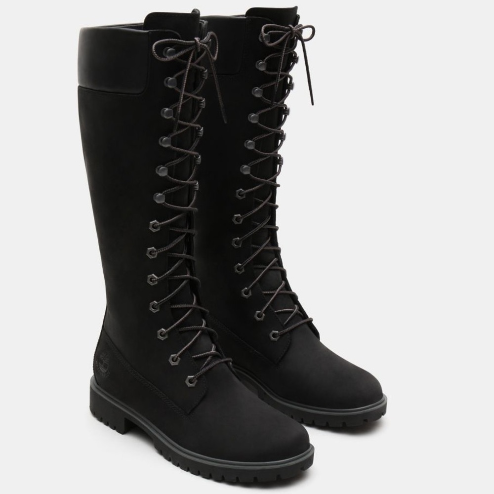 TIMBERLAND PREMIUM 14'' BOOT FOR WOMEN IN BLACK - Picture 2 of 6